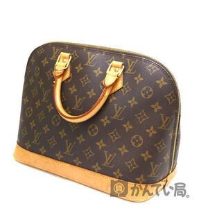 LOUIS VUITTON Alma Monogram Canvas Brown Handbag
